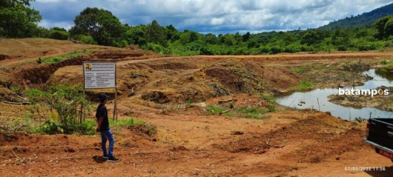 Bupati Natuna Optimis Pekerjaan Embung Sebayar Selesai Tahun Ini