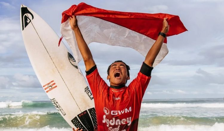 Sejarah Baru, Peselancar Indonesia Juara Sydney Surf Pro 2022