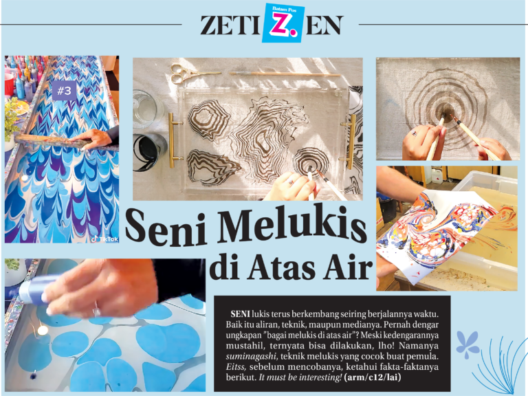 Seni Melukis di Atas Air