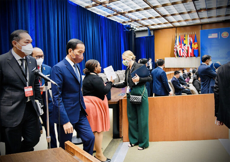 Pada Pertemuan ASEAN-AS Mendag: Presiden Jokowi Sebut Perang Perburuk Kondisi Ekonomi Global
