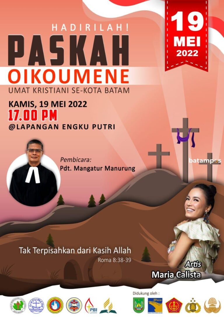 Sambut Perayaan Paskah, Panitia Paskah Oikoumene Kota Batam Bersihkan Lingkungan di 7 RT Sekupang