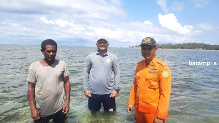 Dua Nelayan Bintan yang Hilang Kontak Ditemukan di Perairan Teluk Mata Ikan, Batam