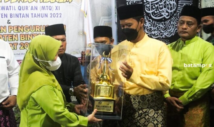 Kecamatan Bintan Utara Pertahankan Juara Umum MTQ Ke-XI Kabupaten Bintan