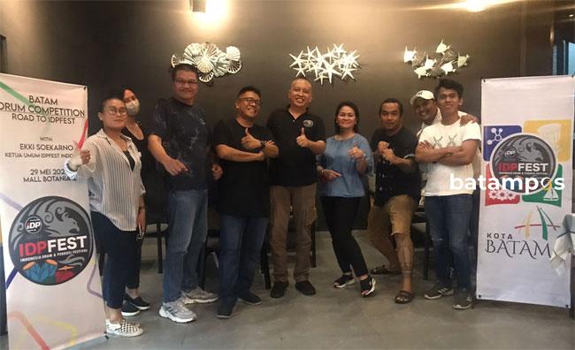 Para Drummer Tampil Memukau di Acara Batam Drum Competition Road to IDPFEST 2022