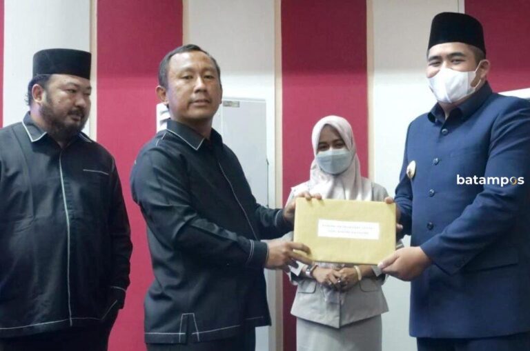 DPRD Bintan Setujui Usulan Ranperda Pertanggungjawaban Pelaksanaan APBD Bintan Tahun 2021