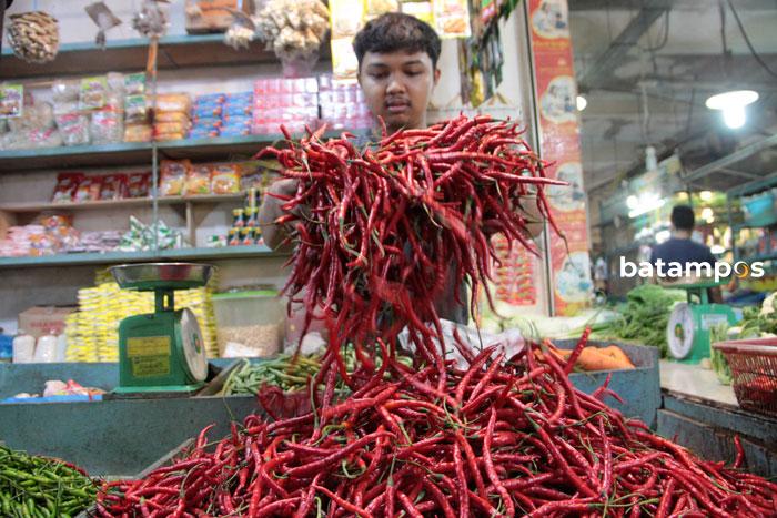 Harga Cabai di Batam Lebih Mahal Dari Daging Sapi