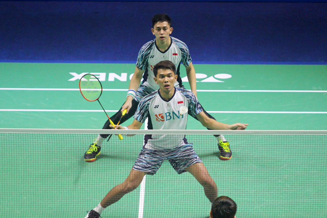 Ganda Putra Perang Saudara di Indonesia Open