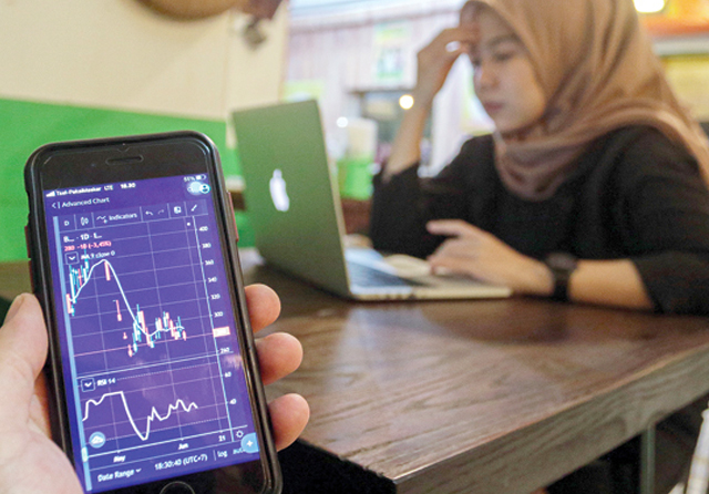 Tren Perdagangan Saham Cenderung Melemah