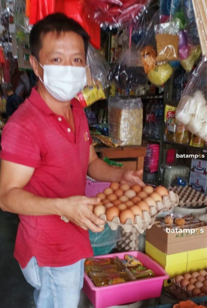 Per Papan, Harga Telur Ayam di Tanjungbatu Capai Rp 58 Ribu