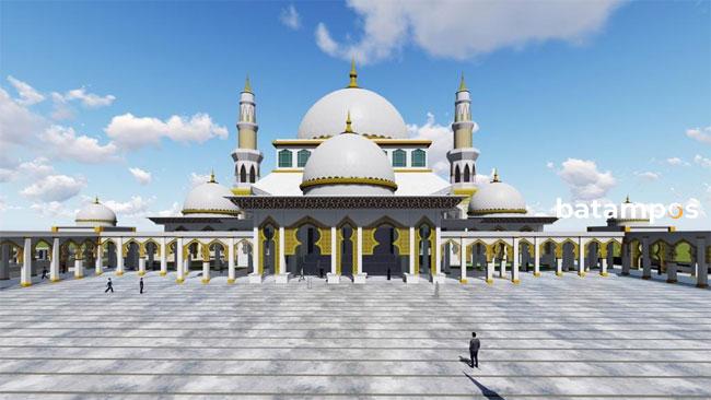 Pemko Batam Gesa Revitalisasi Masjid Agung Batam Center