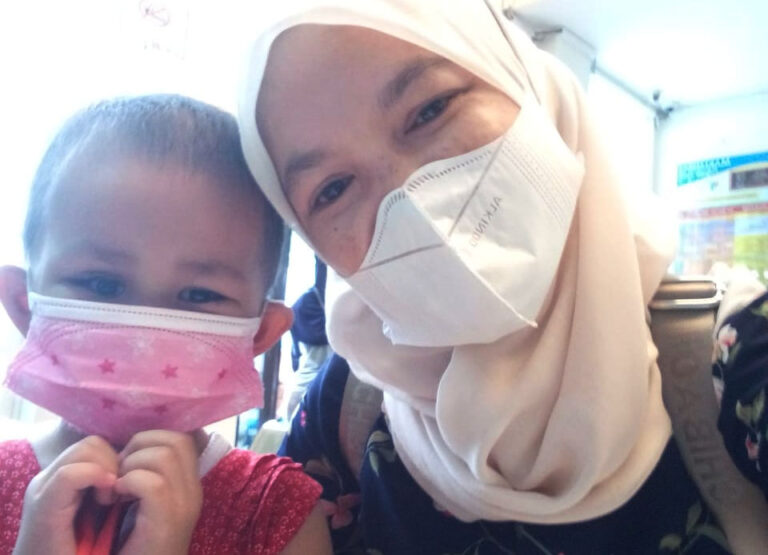 Bulan Ini Pasien Tumor Mata Putri Aisyah Pulang ke Tanjungpinang