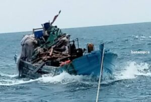Kapal Ikan Dikabarkan Ditabrak Tugboat Berbendera Malaysia di Perairan Berakit, Bintan