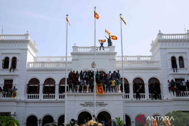 Dari Singapura, Presiden Sri Lanka Nyatakan Mundur