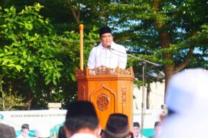 Jadi Khatib Salat Idul Adha di Lapangan Toapaya, Ini Pesan Plt Bupati Bintan