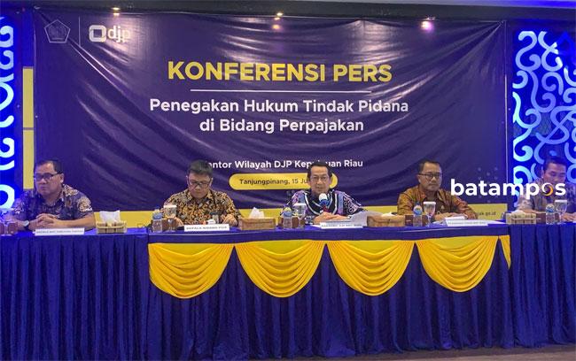 DJP Kepri Limpahkan Kasus Pajak Senilai Rp 338 Juta ke Kejati