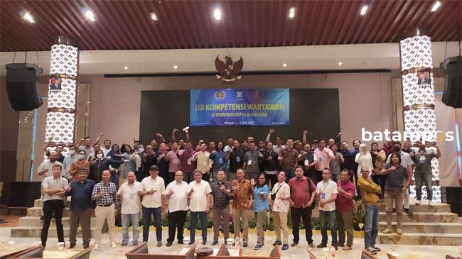 46 Wartawan di Kepri Lulus Uji Kompetensi