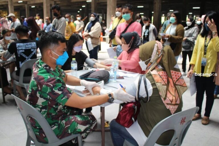 Titik Pelaksanaan Vaksinasi di Batam Diperluas, Cek Lokasinya