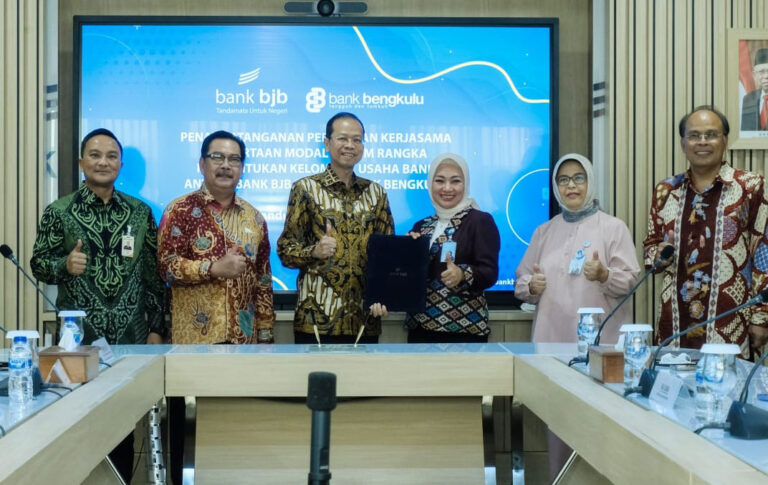 bank bjb Tandatangani PKS Penyertaan Modal KUB ke Bank Bengkulu