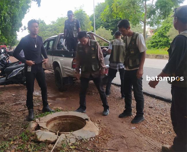 BP Batam Resmi Laporkan Kehilangan Manhole ke Polresta Barelang