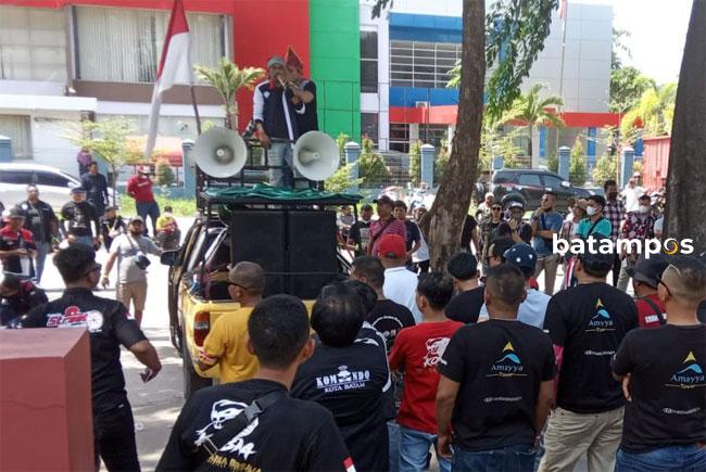 Driver Online di Batam Demo, Mereka Minta Ini ke Pemerintah