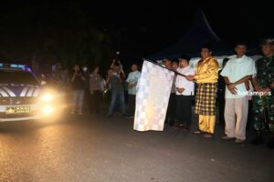 Rayakan Idul Adha, Segini Jumlah Kendaraan yang Ikut Pawai Takbir Keliling di Bundaran Tugu Antam, Kijang