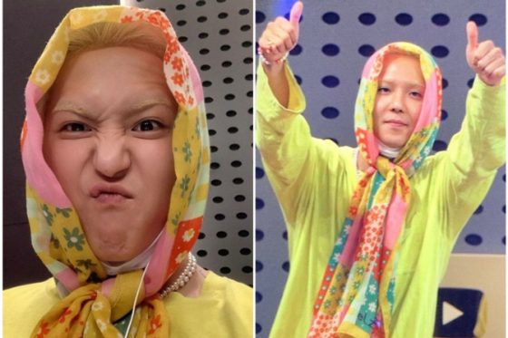 Rapper K-Pop Mino Pakai Hijab Buatan Indonesia Viral
