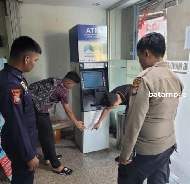 Polsek Sekupang Amankan Pelaku Pembobolan Mesin ATM