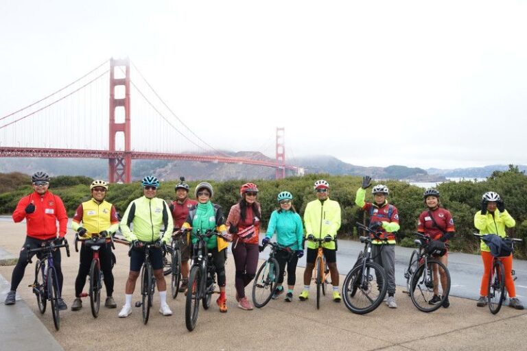 Sambut Kemerdekaan, Diaspora Indonesia Gowes di San Francisco
