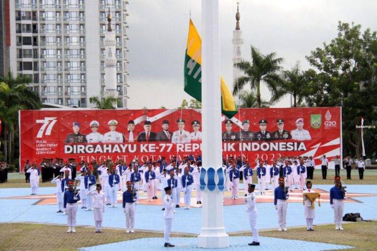 Warga Batam Diperbolehkan Menyaksikan Upacara HUT RI ke-77 di Engku Putri