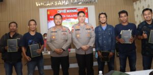 Polresta Tanjungpinang Perkuat Sinergitas dengan Wartawan