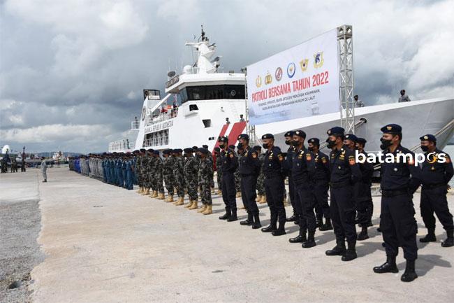 Kepala Bakamla RI Resmi Buka Patroli Bersama Keamanan dan Keselamatan Laut Nasional 2022