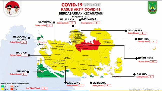 Terbaru, Kecamatan Batam Kota Zona Merah Covid-19