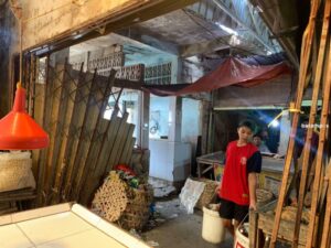 Pintu Pasar KUD Tanjungpinang Rusak, Pedagang Resah Kemalingan