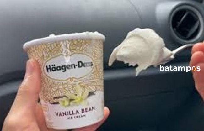 10 Toko di Batam Turunkan Es Krim Haagen Dazs Dari Etalase