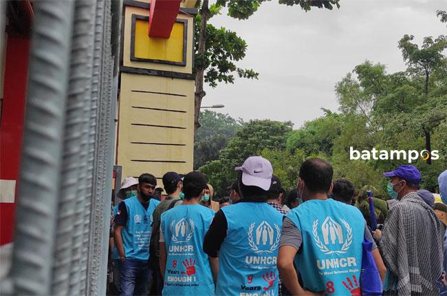 Pengungsi Asal Afganistan Dianiaya Saat Unjukrasa