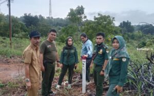 Datang ke Polsek Bintan Utara, KPHP Kepri Tindaklanjuti Pengerusakan Patok Lahan TPU yang Baru di Tanjunguban