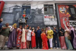 Gubkepri  Resmikan Festival Moon Cake dan Mural 3D Kota Lama, Tanjungpinang