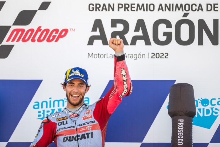 Bastianini Raih Kemenangan Keempat di MotoGP Aragon
