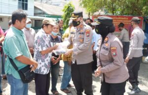 Polresta Tanjungpinang Sebab Bantuan untuk Warga Terdampak Kenaikkan Harga BBM