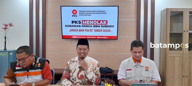 DPD PKS Batam Gelar Aksi Penolakan Kenaikan Harga BBM