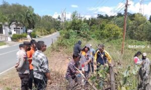 Lahan baru TPU Tanjunguban Diukur dan Dipasang Patok, Masyarakat Berharap Bisa Segera Digunakan