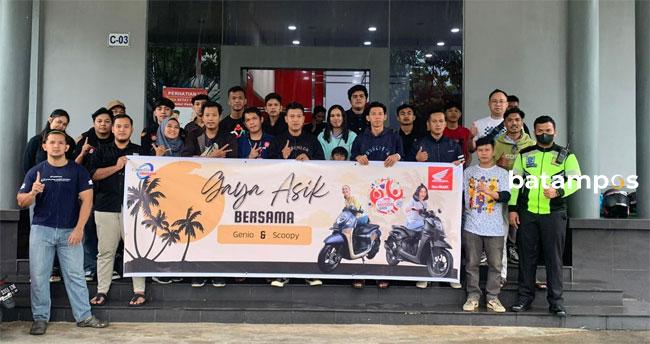 PT Capella Dinamik Nusantara Gelar Touring Bersama Komunitas Scoopy dan Genio