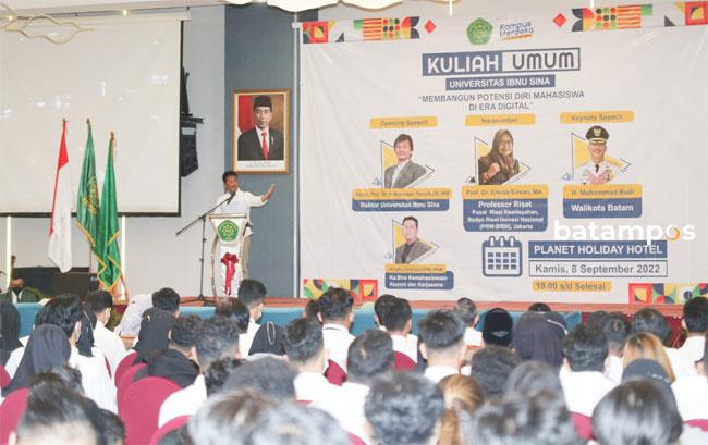Wali Kota Batam Tantang Mahasiswa untuk Berinovasi