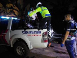 Pengendara Motor Tewas saat Melintas di jalan Rusak Tirta Madu, Bintan