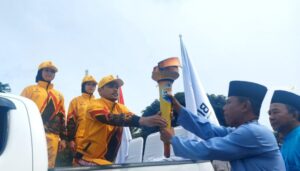 Sebelum Dikirab, Api Obor Porprov Kepri Sempat Padam