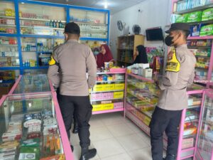 Polsek Kundur Gencar Lakukan Sidak ke Sejumlah Apotek