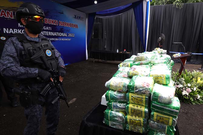Penyelundupan 179 Kg Sabu dari Malaysia Digagalkan Polri