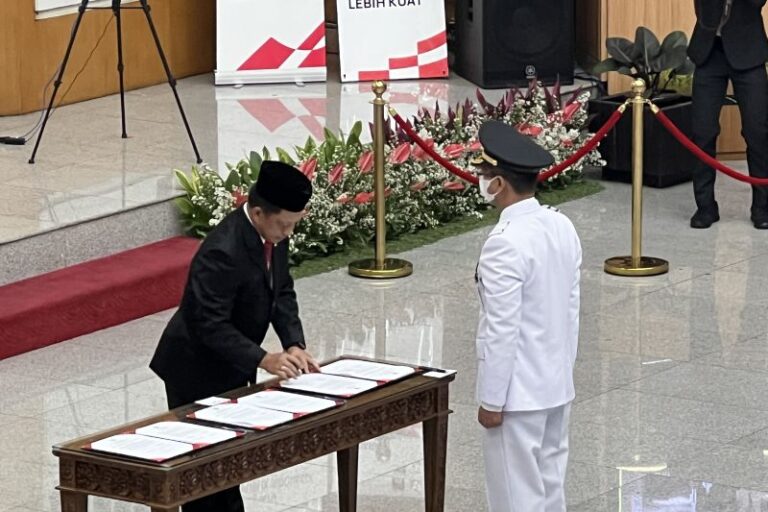 Mendagri lantik Heru Budi Hartono Jadi Penjabat Gubernur DKI Jakarta
