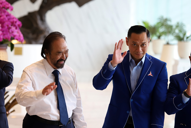 Surya Paloh Sebut AHY Masuk Nominasi Cawapres Anies Baswedan
