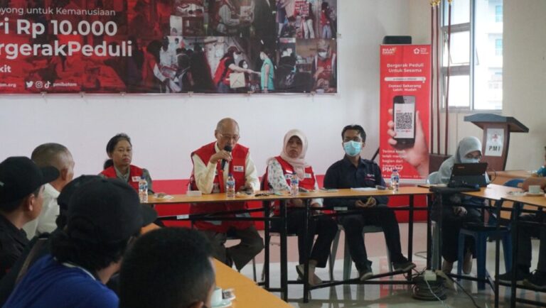 Serikat Pekerja dan Buruh Se-Kota Batam Dukung Bulan Dana PMI Batam